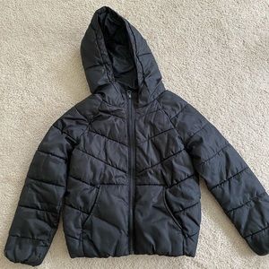 Zara Girls Black Lightweight Jacket with Hood